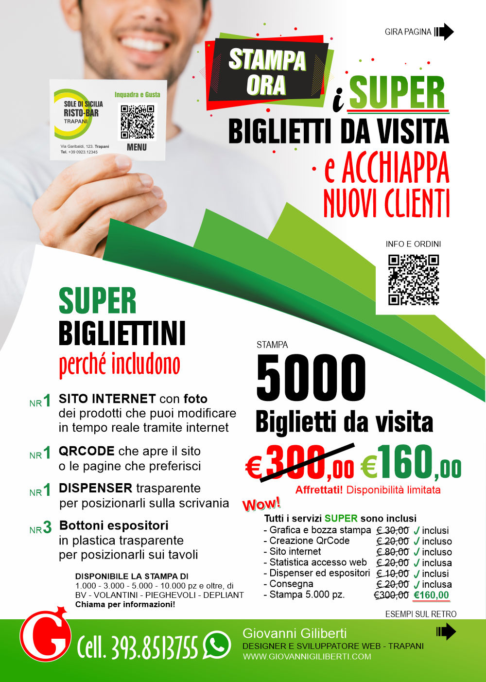 Stampa SuperBv Biglietti da visita