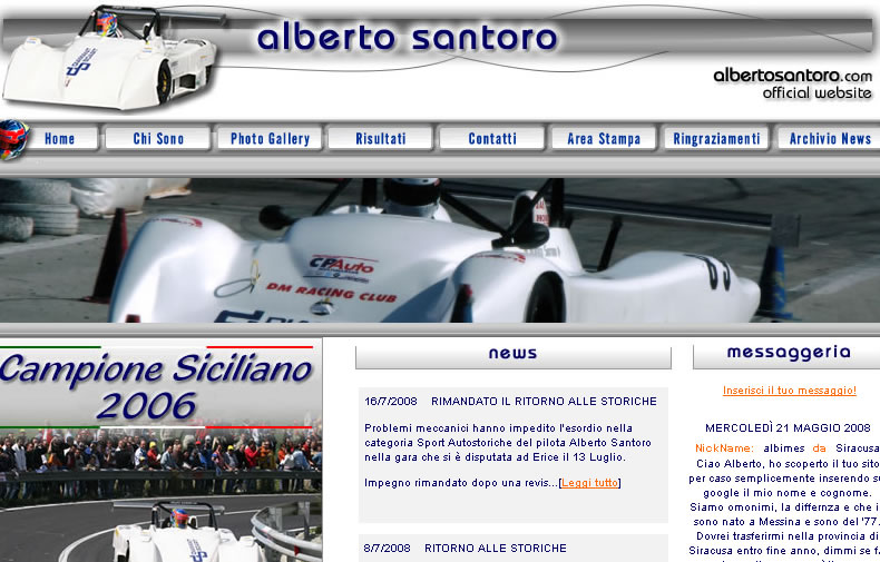 <p>- Gestione News<br />
- Gestione Gallerie Fotografiche<br />
- Gestione Guestbook<br />
- Home Vetrina News - Guestbook</p>