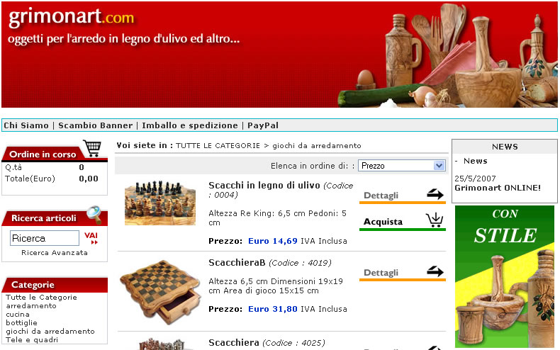 <p>Gestione E-commerce completa</p>