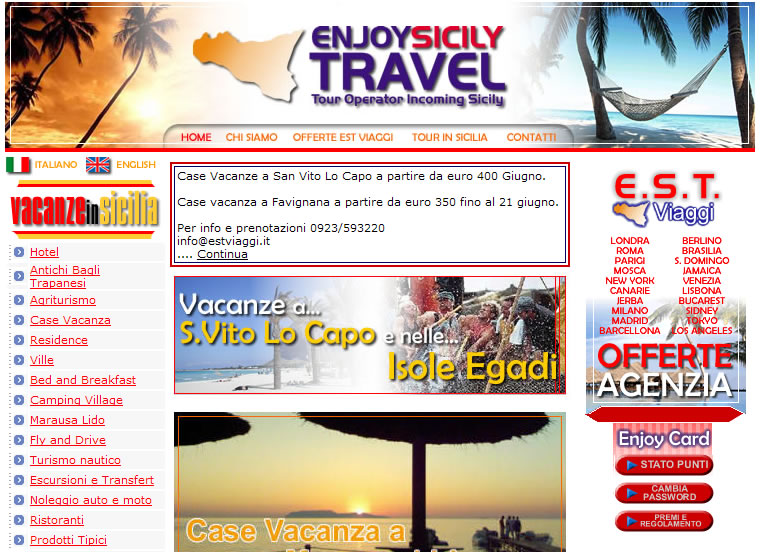 <p>Agenzia viaggi e Tour Operator</p>
